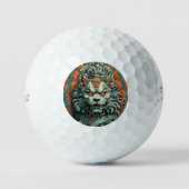 Flu Leeuw van Wijsheid Golfballen (Voorkant)