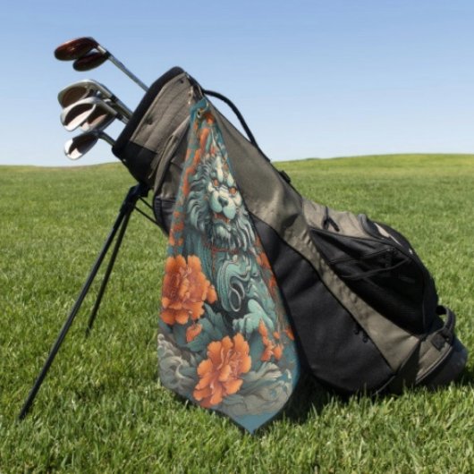 Flu Leeuw van Wijsheid  Golfhanddoek