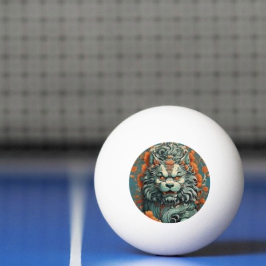 Flu Leeuw van Wijsheid Ping Pong Bal Pingpongbal