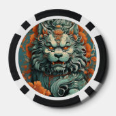 Flu Leeuw van Wijsheid Poker Chip (Achterkant)