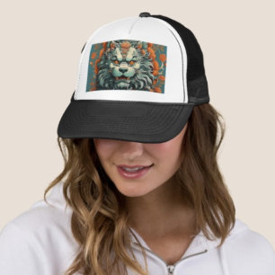 Flu Leeuw van Wijsheid  Trucker Pet