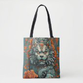 Flu Lion of Wisdom Tote Bag (Voorkant)