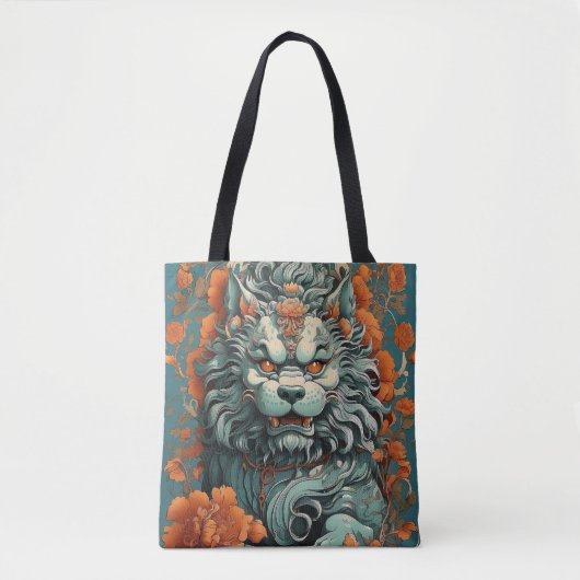 Flu Lion of Wisdom Tote Bag (Voorkant)