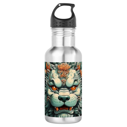 Flu Lion of Wisdom Waterfles (Voorkant)