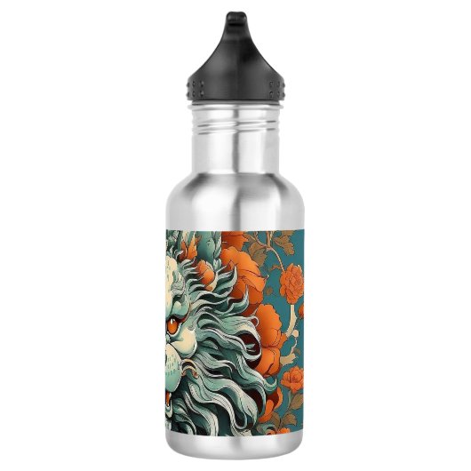 Flu Lion of Wisdom  Waterfles (Rechts)