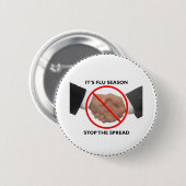 Flu Season Button (Voorkant /achterkant)