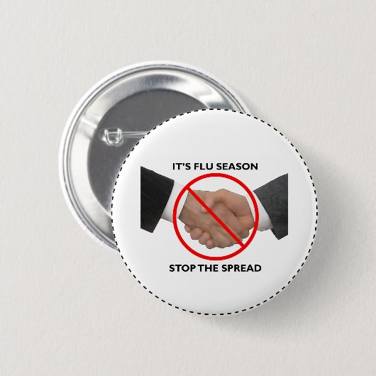 Flu Season Button (Voorkant /achterkant)