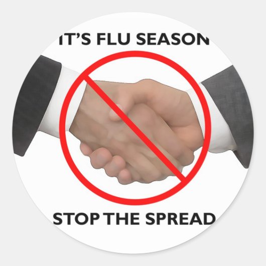 Flu Season Sticker (Voorkant)