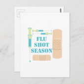 Flu Shot Briefkaart (Voorkant / Achterkant)