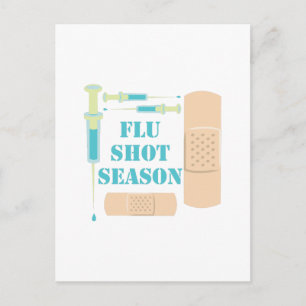Flu Shot Briefkaart