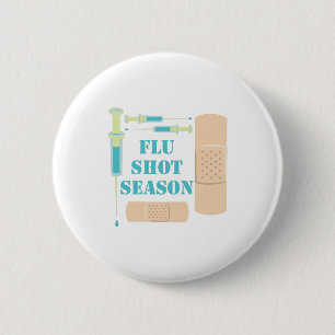 Flu Shot Ronde Button 5,7 Cm