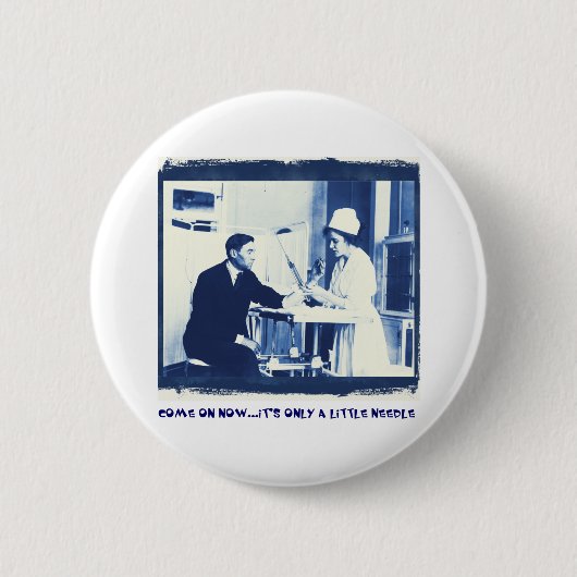 Flu Shot-toets Ronde Button 5,7 Cm (Voorkant)