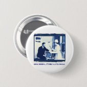 Flu Shot-toets Ronde Button 5,7 Cm (Voorkant /achterkant)