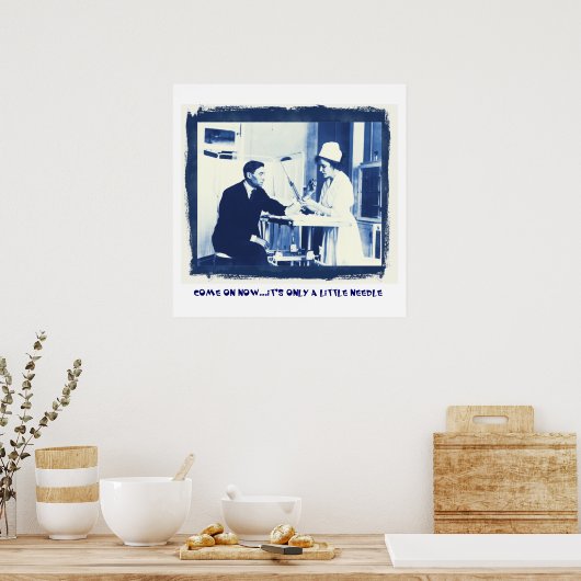 Flu Shots Poster (Keuken)