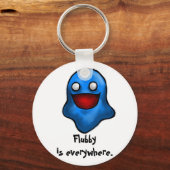 Flubby is overal sleutelhanger (Voorkant)
