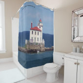 Fluchthaven Harbour West Breakwater Light Douchegordijn (In situ)