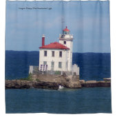 Fluchthaven Harbour West Breakwater Light Douchegordijn (Voorkant)