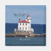 Fluchthaven Harbour West Breakwater Light magnet (Voorkant)