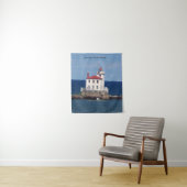 Fluchthaven Harbour West Breakwater Light tapestry Wandkleed (In situ)
