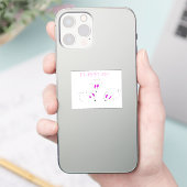 Fluddy rabbits sticker (Telefoon)