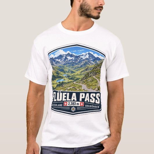 Flüela Pass T-shirt (Voorkant)