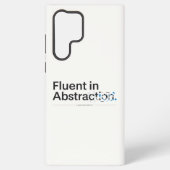 Fluent in Abstraction Minimalist Tech Case Samsung Galaxy Hoesje (Achterkant)