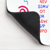 Fluent in afkortingen muismat (Hoek)