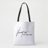 Fluent in Eye Rolling – Een Sarcastische Verklarin Tote Bag (Voorkant)