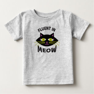 Fluent in het T-shirt van Meow Toddler