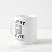 Fluent in Movie Quottes Koffiemok (Voorkant links)