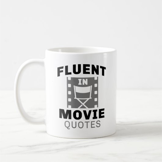 Fluent in Movie Quottes Koffiemok (Links)