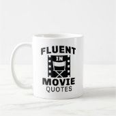 Fluent in Movie Quottes Koffiemok (Links)