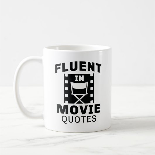 Fluent in Movie Quottes Koffiemok (Links)