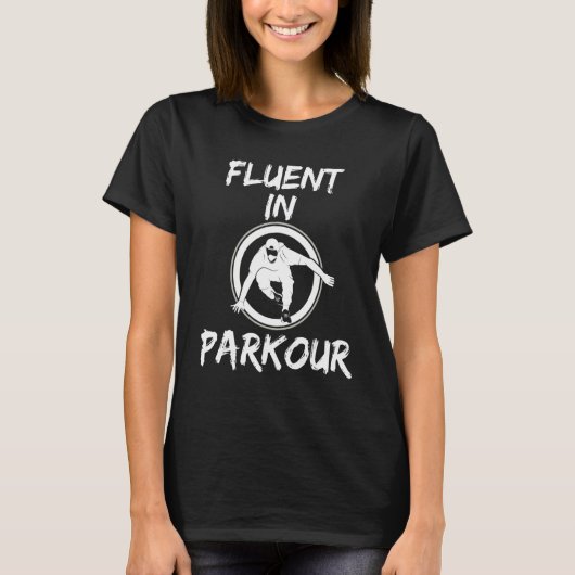 Fluent in Parkour 1 T-shirt (Voorkant)