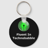 Fluent in Technobabble Sleutelhanger (Voorkant)