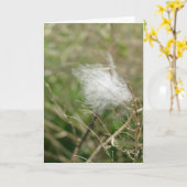 Fluff all-gelegenheden kaart (Gele Bloem)