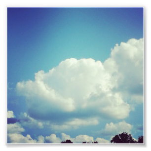 Fluff - Cloud Photo Print Foto Afdruk