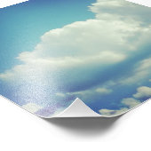 Fluff - Cloud Photo Print Foto Afdruk (Hoek)