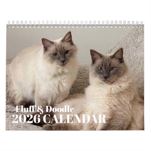 Fluff & Doodle 2026 Agenda Kalender (Hoes)