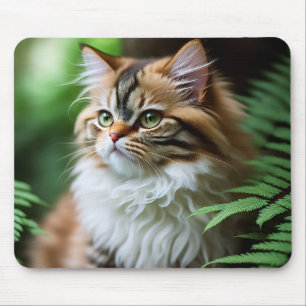 "Fluff en Knuffels: De Dikke Perzische Kat" Muismat