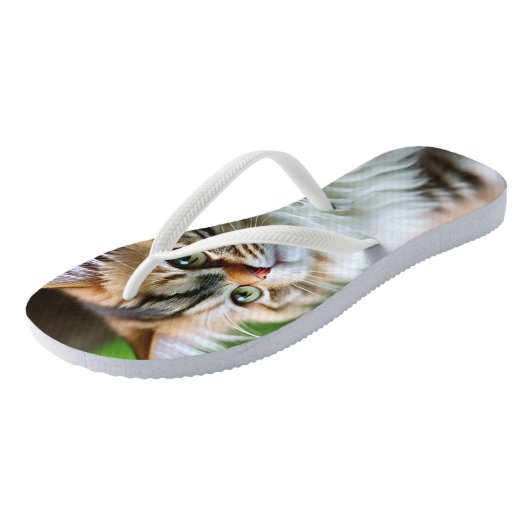 Fluff en knuffels: de mollige Perzische kat Teenslippers (Schuin)