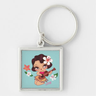 Fluff Hula Lulu Sleutelhanger