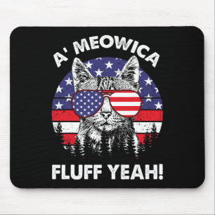 Fluff Ja Patriottisch Amerikaans 4 juli G Muismat