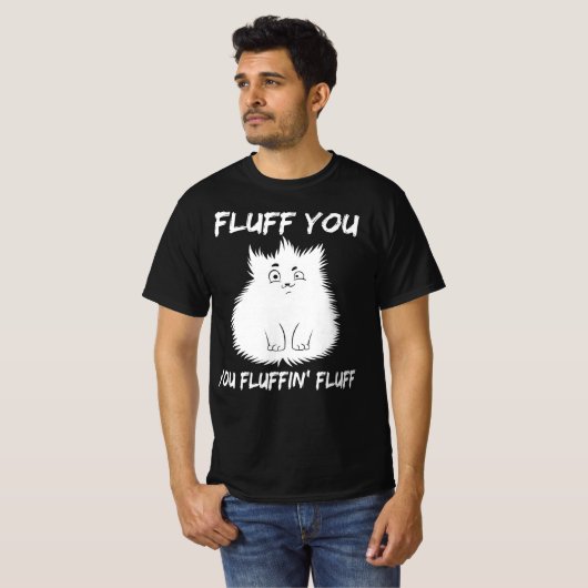 fluff je fluffel t-shirt (Voorkant volledig)