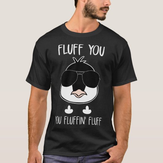 fluff je je fluffin fluff kip t-shirts (Voorkant)