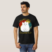 fluff, jij fluffin, kat t-shirt (Voorkant volledig)