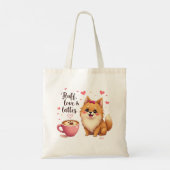 Fluff, Love & Lattes Tote Bag (Achterkant)