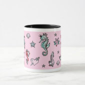 Fluff Molly Mermaid Mok in Roze (Midden)