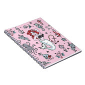 Fluff Molly Mermaid Notebook-roze Notitieboek (Rechterzijde)