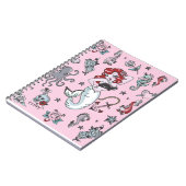 Fluff Molly Mermaid Notebook-roze Notitieboek (Linkerzijde)